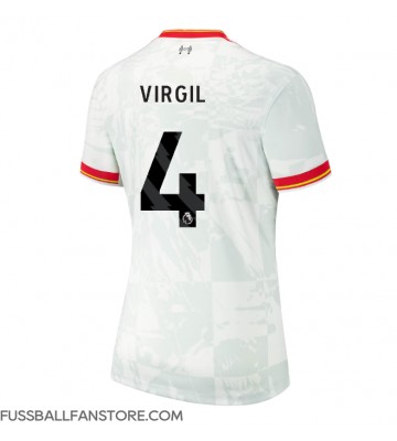 Liverpool Virgil van Dijk #4 Replik 3rd trikot Damen 2024-25 Kurzarm